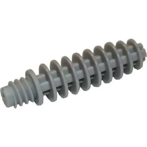 Ram 59212 - 100 x Lengüetas de plástico para tornillos Ø8mm - para collar Ramtub - Gris