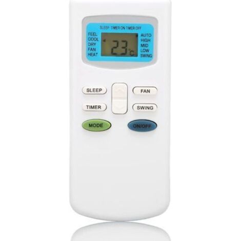 Télécommande Universelle de Climatiseur Compatible pour TCL, pour Dronic, pour Klimaire, pour Pioneer, pour Ciac, pour Airton, pour Dronic, pour Fujico, pour Universal Asia, pour Airmaster, po