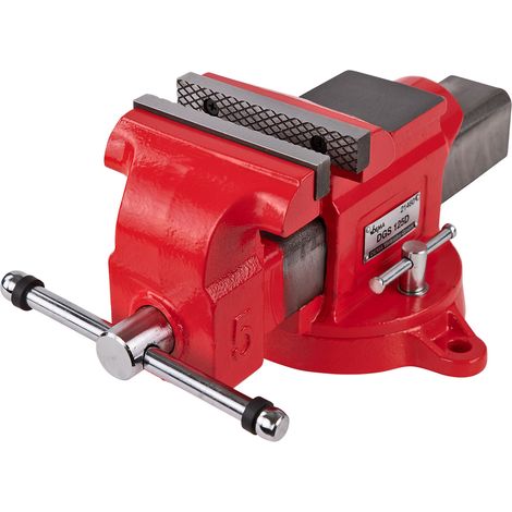 Guss-Schraubstock drehbar 125mm Werkstattschraubstock Schraubzwinge