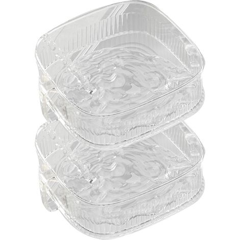 Couvercle isotherme pour plats à légumes, couvercle multifonctionnel pour restes, couvercle anti-poussière pour aliments, 2 couches (1/5)
