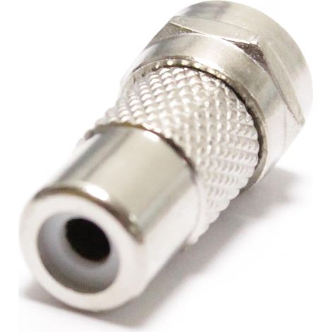 BeMatik - Adaptateur RCA femelle à F-mâle (1/2)