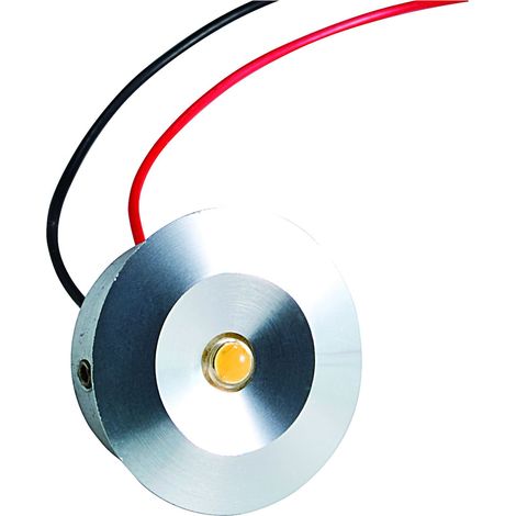Encastré BALI LED 3 rond fixe alu brossé 3000K 1W IP20 - EUROPOLE - 4001