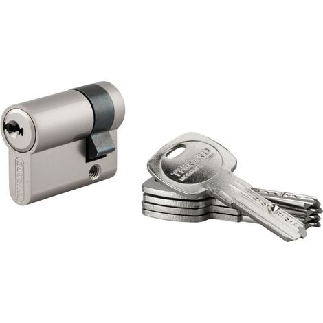 Demi-cylindre de serrure Trafic 6 UNIKEY (achetez-en plusieurs, ouvrez avec la même clé), 30x10mm, 5 clés - (1/5)