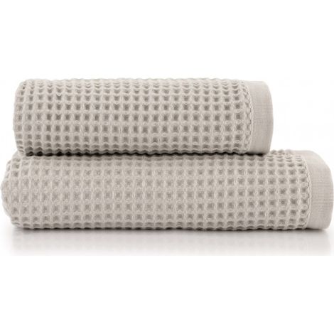 Toalla de gofre natural de 70x140 cm, Zwoltex gris. (1/5)