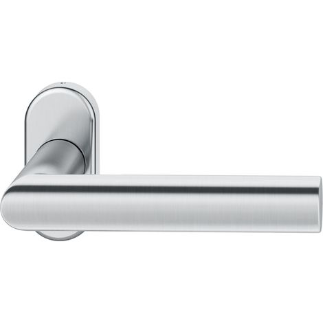 FSB Rahmentürdrücker 09 1108 Hochhaltefeder B ovale Rosette Edelstahl matt