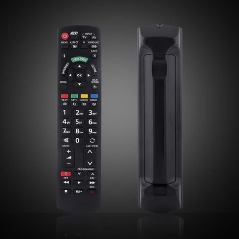 Télécommande TV - Panasonic - Compatible avec modèles GUIDE/3D/SMART - Noir - Portable - 86g-Ywey