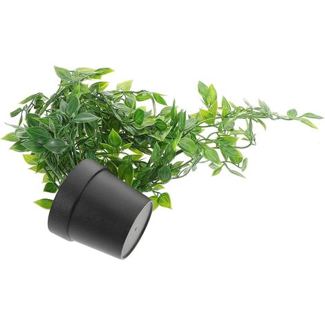 2pcs Artificial Hanging Plants in Decorative PVC Pots for Indoor Use, Realistic, Easy Care, Fade and Wear Resistant (1/5)