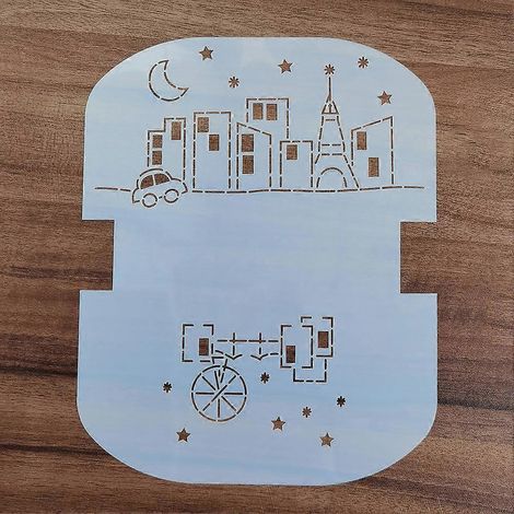 Gabarit de broderie souple pour coudre soi-même un sac coquillage, outil de broderie pour la maison (1/4)