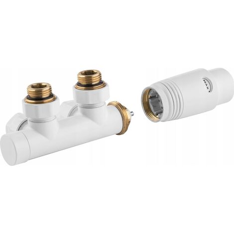 Invena Kit Duoplex blanco RAL 9016 para radiador de agua caliente (1/3)