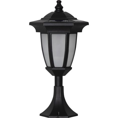 Solar Laterne Flame, Schwarz, Dämmerungssensor, H 63cm (1/5)