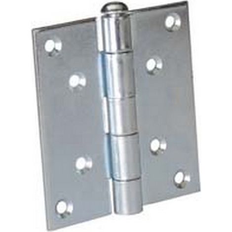 10PZ CERNIERE QUADRE PESANTI PERNO SFILABILE ART.127 - mm.63x63x2
