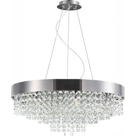 Lampe Suspendue Toolight App1786-16Cp Chrome 60Cm