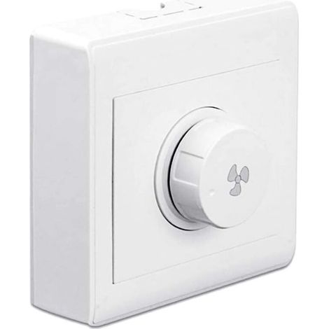 Ventilateur de plafond type 86, variateur de vitesse progressif, interrupteur mural, 220 V, 10 A, pour variateur 15–300 W - Crezuo