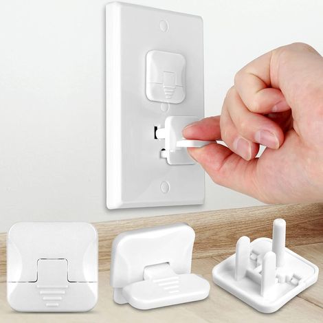 Mom's Choice Gold Awards Winner - Outlet Covers with Hidden Pull Handle Baby Proofing Plug Covers (50 Pack) 3-Prong Child Safety Socket Covers Electrical Outlet Protectors Kid Proof Outlet Cap (1/5)