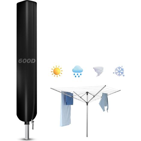 Housse Séchoir Parapluie, 165x16x16cm 600D Oxford Imperméable Housse Etendoir Parapluie Universelle UV Protection avec Zip (1/5)