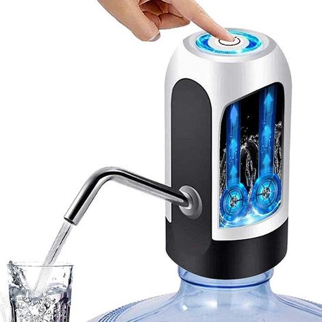 Mini distributore d'acqua portatile senza fili - Pompa automatica per bottiglie d'acqua con porta di ricarica USB