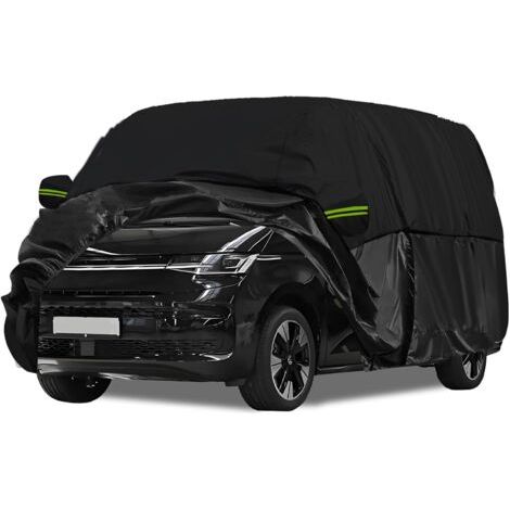 Housse de voiture complète pour VW T5 T6 SWB - Bâche de voiture avec fermeture éclair de porte latérale (1/5)