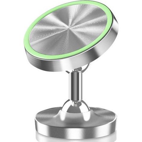 Magnetische Autohandyhalterung, silber  360°-Drehung, starker Magnet, kompatibel mit iPhone/Samsung/Huawei. (1/4)