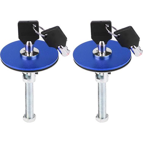 Kit de goupille de verrouillage universelle pour capot moteur de voiture (bleu) (1/4)