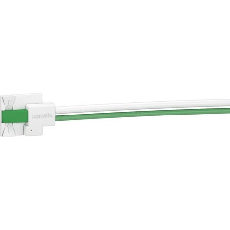 Canalis KB connecteur dérivation 16A L1+N+PE+bus cable 2m SCHNEIDER ELECTRIC KBC16DCS102T (1/4)
