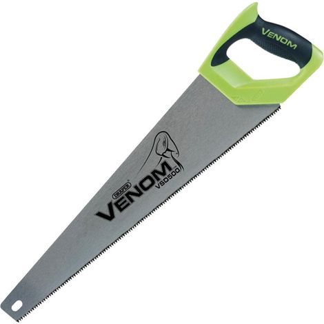 Draper Venom 500mm Double Ground Handsaw (Model 82194) – First Fix, 8 PPI High-Performance Hand Saw (1/2)