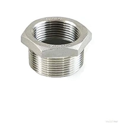 1-1/2 "mâle X 1" Femelle DN40 à DN25 Douille de réducteur Filetage BSPT Acier Inoxydable SS304 raccords tuyauterie for gaz Eau Huile -