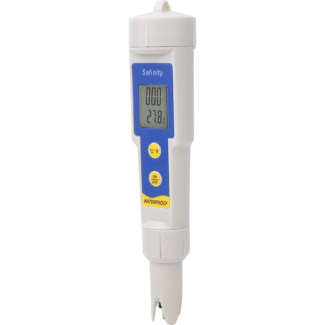 SA-1397 Hochpräzises, tragbares digitales Salinometer, wasserdichtes Salzgehalts- und Temperaturmessgerät (1/5)