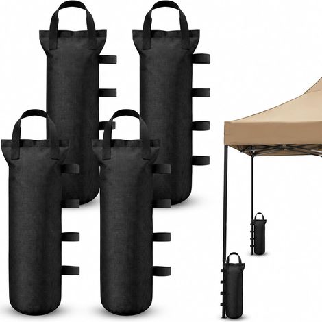4 Sacs Lestage Tonnelle 50x20cm, Remplissables 10kg, Oxford 600D (1/5)