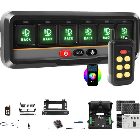 Pannello interruttori, controllo wireless, design personalizzabile, app a 6 vie (1/2)