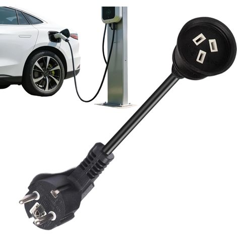 Cable de extensión para coche eléctrico de alta resistencia de 10A-15A (1/5)