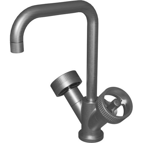 Melangeur Lavabo Monotrou Regular Metal Brosse - CRISTINA ONDYNA RT22677