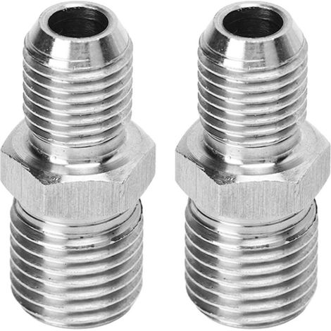 Adattatore per connettore linea carburante M14x1.5, raccordo 4AN, adattatore per tubo dritto in acciaio inox per la maggior parte dei fluidi (1/4)