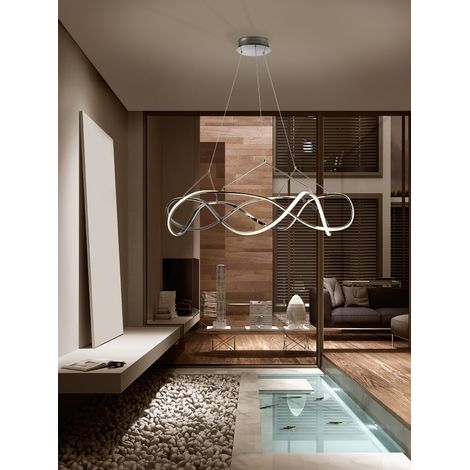 LAMP. LED MOLLY 110Ø CROMO DIM (1/4)