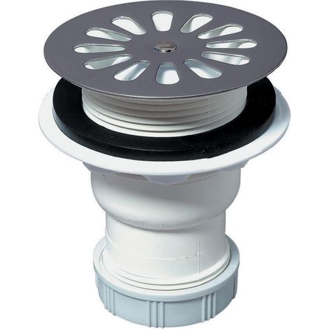 Bonde de lavabo plastique 60 mm verticale – Débit 20 litres/min – Grille intégrée pour évacuation efficace – Altech (1/2)