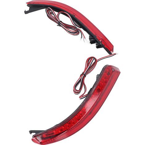 Feu Arrière LED 2 Pièces Stop Frein Feu Anti-Brouillard Réflecteur pour Bluebird Sylphy Wingroad Y12 (1/5)