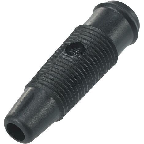 Fiche banane femelle Ø de la broche: 4 mm TRU COMPONENTS TC-R8-107 1587967 noir 1 pc(s) S640841 (1/4)