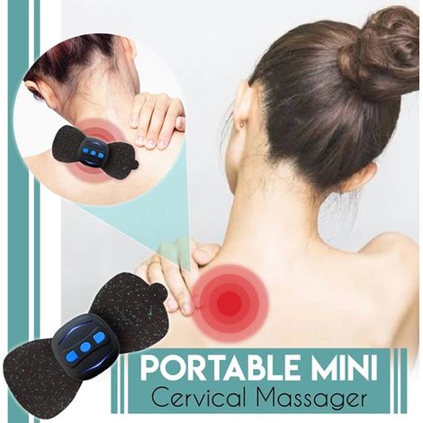 Mini Masseur Cervical Portable Électrique Appareil de Massage des Cervicales Soulagement Douleur Cou (1/5)