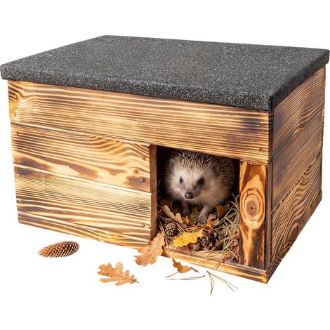 Igelhaus aus Kiefernholz für den Garten 39 x 29 x 28.5 cm (1/5)