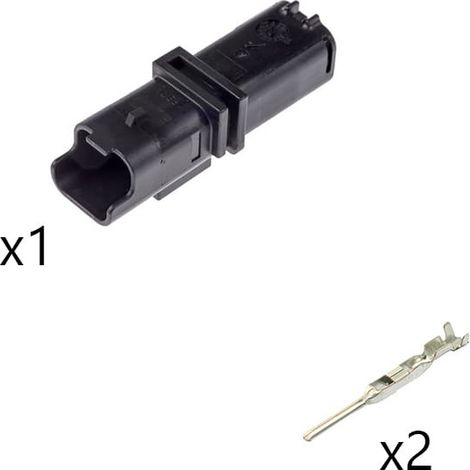 Kit Connecteur  Miniseal Femelle 2 Voies