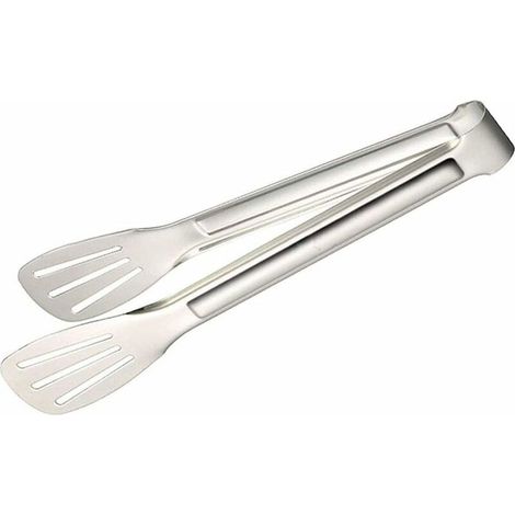 Tongs de Cuisine, Pince Barbecue en Acier Inoxydable, Pince de Cuisson, Cuisson en Acier Inoxydable et Revêtement en Plastique Poignée Pince (1/5)