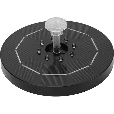 Fontaine à LED SF059 avec pompe à eau solaire, fontaine flottante, 4,0 V CC (1/5)