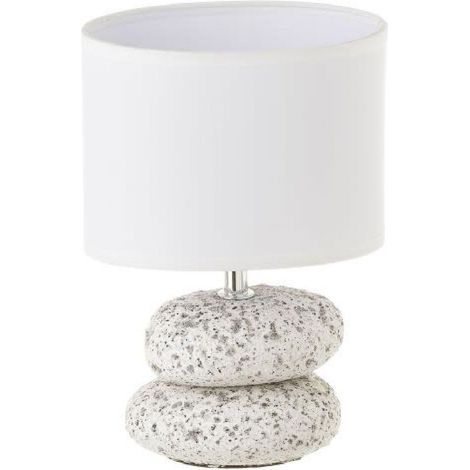 Lampe galet céramique 23.5 cm (1/3)