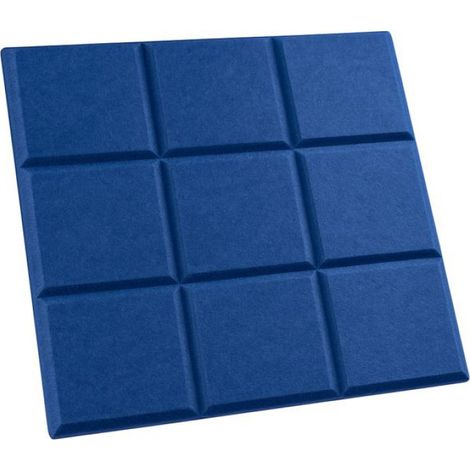 Panneaux Muraux Feutre - Carres 3D Autocollants - Absorption Acoustique - Pour Mur Bureau Chambre - Lot De 12