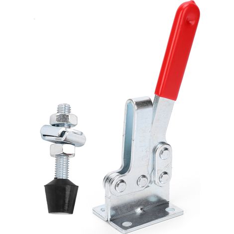 Pince à levier de soudage horizontale GH-203-F, fixation coudée à dégagement rapide, outil manuel de serrage pour étau compresseur (1/5)