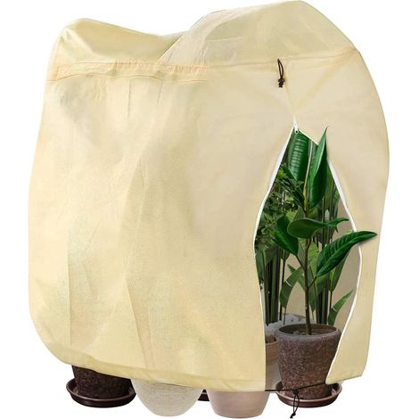 Housse d'hiver pour plantes, Protection hivernale pour plantes, Housse d'hiver non tissée, Protection contre le gel pour plantes en pot et rosiers (240  200 cm) (1/5)