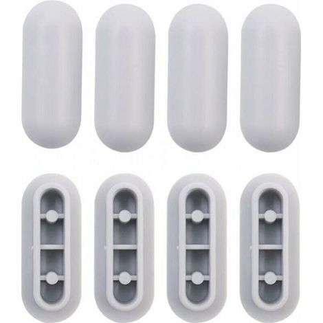 Pièces Tampon Universel pour Siège de Toilette Universel Chocs Kit de Tampon Abattant WC Plastique Toilette Pare-chocs Reemplazo