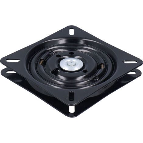 Base de plateau tournant 7 pouces – Acier laminé à froid – Rotation 180° silencieuse – Pour chaises de bar et bureaux
