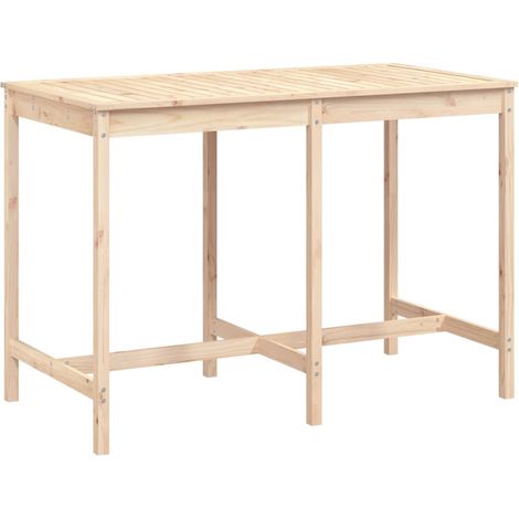 Maison Exclusive - Gartentisch 159,5x82,5x110 cm Massivholz Kiefe