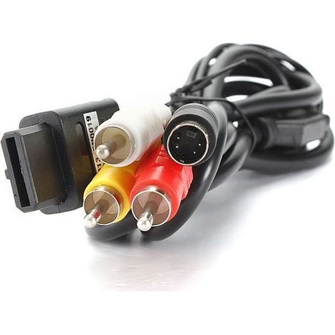 CABLE S-VIDEO AV TV 6 ft POUR Super NINTENDO 64 GAMECUBE SNES N64 GC NGC NEUF (1/3)