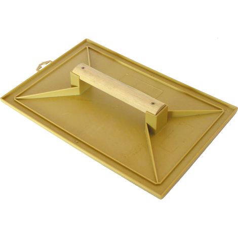 GELBER GLÄTTER 28X41CM HOLZGRIFF MONDELIN - 311100